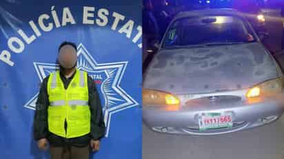 Detienen a sujeto por conducir un vehículo con placas sobrepuestas en Gómez Palacio