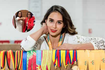 ¿Quién es Elsa García, exgimnasta que lanzó la bandera de México al suelo y generó polémica?