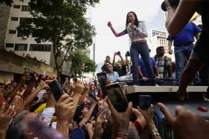 Desata protesta detención de líder opositora Corina Machado