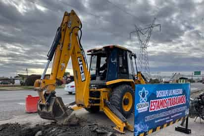 Inician renovación de drenaje pluvial y sanitario en bulevar Rebollo Acosta