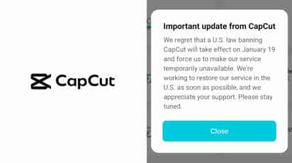 CapCut, una popular aplicación de edición de video propiedad de ByteDance. (ESPECIAL)