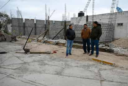 Supervisa alcalde de Lerdo construcción de nuevos espacios en Villa La Loma