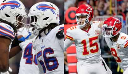 Kansas City Chiefs y Buffalo Bills buscan el título de la AFC