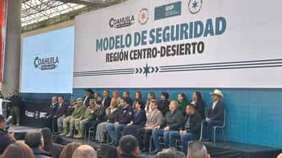 Con una inversión inicial de 110 MDP presentan modelo de seguridad Región Centro-Desierto