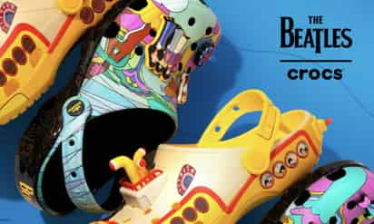 Crocs lanza colección con diseño de The Beatles