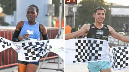 Diego Vizcarra y Rose Kangogo fueron los ganadores absolutos de la distancia de 5 kilómetros. (CORTESÍA)