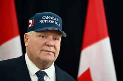 El jefe de Gobierno de la provincia canadiense, Doug Ford. (AP)