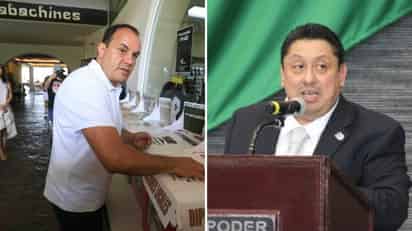 El exgobernador Cuauhtémoc Blanco Bravo, actual diputado federal por Morena. (ESPECIAL)