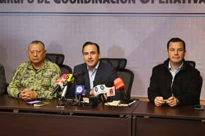 Reacción fulminante, dice gobernador de Coahuila ante inseguridad