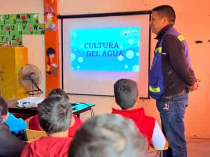 Promueven cuidado del agua en escuelas de Gómez Palacio