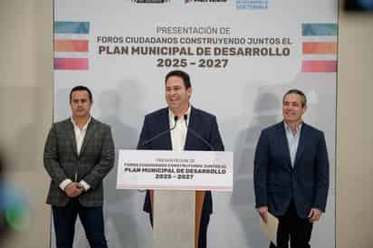 Alcalde de Saltillo presentó foros para Plan Municipal de Desarrollo