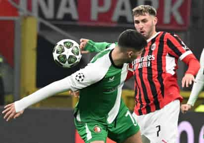 Santi Giménez anotó en Champions League, pero no le alcanzó al Milan