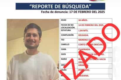 Localizan con vida a Arturo Ramírez, hombre que desapareció en Gómez Palacio