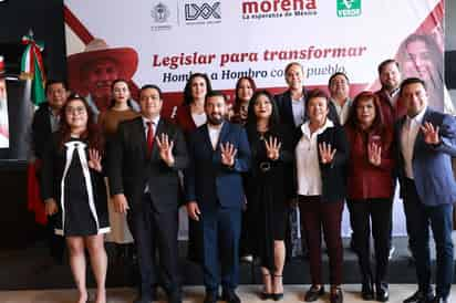 En La Laguna, diputados de Morena-PVEM presentan Agenda Legislativa “Hombro a Hombro”