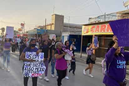 Realizan segunda marcha del 8M en Matamoros; recuerdan a las víctimas de feminicidio