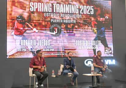 Encabezados por el presidente del equipo, Guillermo Murra Marroquín (c), se compartieron diversos detalles del equipo, tanto en el aspecto deportivo, así como en los pormenores del show que se brindará en la apertura.