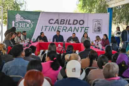 Realizan Cabildo itinerante en ejido El Rayo de Lerdo