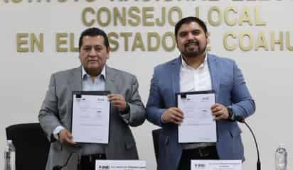 Firman acuerdo IEC e INE para trabajo conjunto en elecciones del PJ