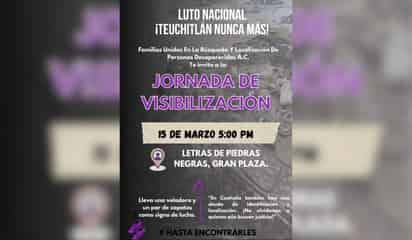 Súmate a la jornada nacional de visibilización por las víctimas de Teuchitlán, Jalisco