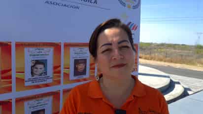 Reyna Elizabeth Martínez Guerrero, representante del colectivo 'Alas de Esperanza'