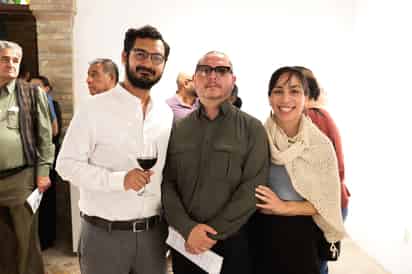 Alejandro González, David Boarman y Sara Ovalle.