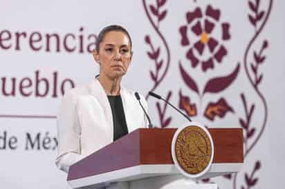 La presidenta Claudia Sheinbaum. (ARCHIVO)