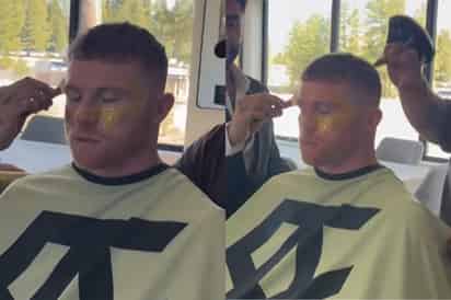 ¿Cuánto cuesta la mascarilla de oro que se puso el Canelo Álvarez previo a su pelea?