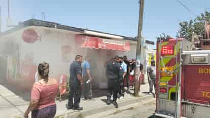 Se incendia miscelánea de la colonia Obispado de Torreón