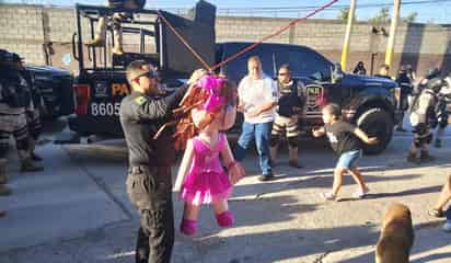 Policías de Acción y Reacción celebran el Día del Niño con alegría y actividades recreativas en Torreón