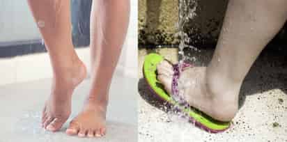 Bañarse descalzo o con sandalias (ESPECIAL)