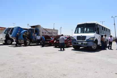 Revisan condiciones físicas y mecánicas de camiones en San Pedro