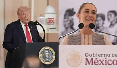 Trump dice que Sheinbaum tiene tanto miedo a los carteles que no puede pensar con claridad