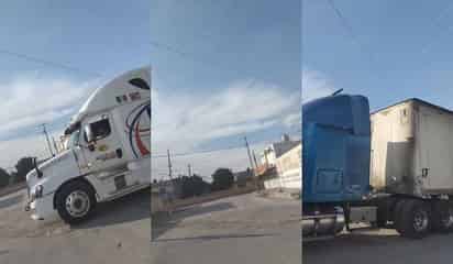Vecinos del Centro de Gómez Palacio se quejan por el paso de unidades pesadas y cables caídos