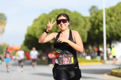 La deportista lagunera cumplió otra de sus METAS al completar el recorrido en las tres disciplinas. (Archivo)
