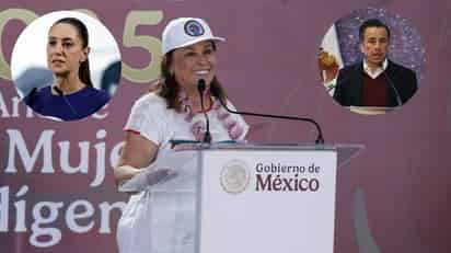 Sheinbaum respalda a Cuitláhuac García, tras denuncias de Rocío Nahle por irregularidades millonarias