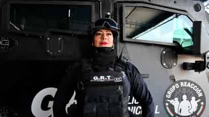 La oficial Ivonne Martínez forma parte del Grupo de Reacción Torreón de la DSPM.