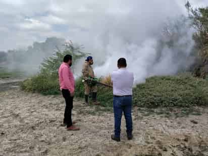 Fumigan 'Las Vegas' en San Pedro como parte de las acciones contra en dengue