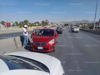 Se registra accidente vial sobre el puente Tlahualilo de Gómez Palacio