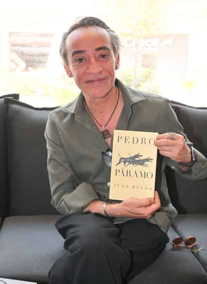 Encuentro. El actor mexicano descubrió la obra rulfiana mientras cursaba la secundaria. Fue su primer acercamiento al rencor vivo encarnado en el cacique Pedro Páramo. (RAMÓN SOTOMAYOR)