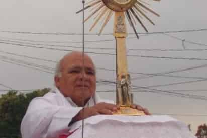 Piden orar por los sacerdotes enfermos, en especial por el padre Filiberto de la Diócesis de Gómez Palacio