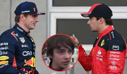 El día que Max Verstappen y Charles Leclerc 'pelearon' de niños | VIDEO