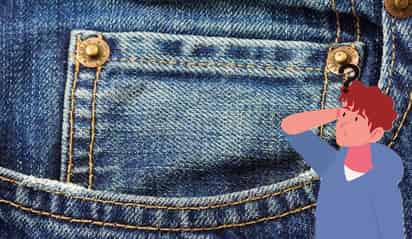 Bolso chiquito de los pantalones de mezclilla (ESPECIAL)