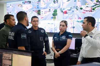Policía Municipal y Estatal coordinan acciones de videovigilancia en Torreón