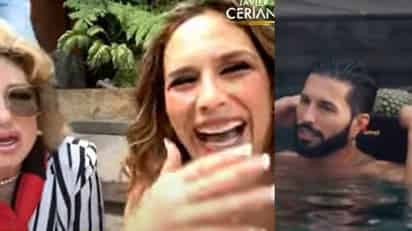 Angélica Vale durante la entrevista con Javier Ceriani, donde aclaró los rumores sobre su supuesto romance con Poncho de Nigris, dejando claro que nunca pasó de un coqueteo pasajero. (FOTO: ESPECIAL)