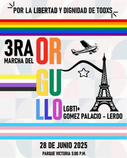 Marcha LGBTI en La Laguna de Durango, por el rezago con la comunidad