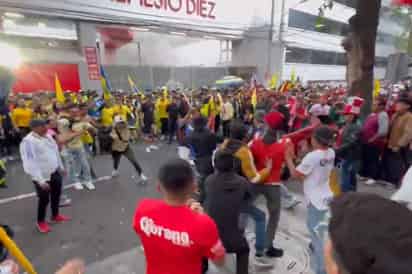 Caos, tensión y violencia en la llegada de Toluca y América al Nemesio Díez