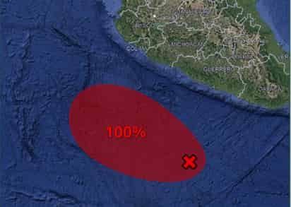 Alvin tiene 100% de probabilidad de convertirse en Ciclón