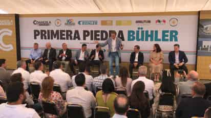 Colocan la primera piedra de la empresa Bühler en Matamoros
