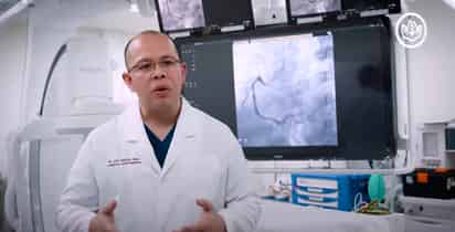 El jefe de Cardiología Intervencionista y Hemodinamia del HRAE, dijo que se pueden hacer muchos procedimientos. (EL SIGLO DE TORREÓN)