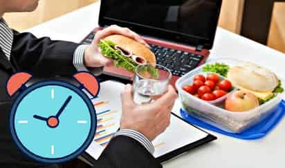Comer desde el escritorio o el área de trabajo (ESPECIAL)